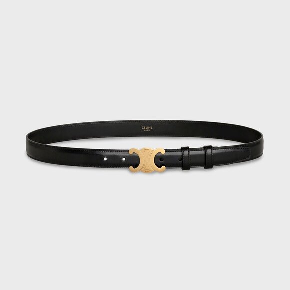 TRIOMPHE BELT WITH BRASS BUCKLE - Picture 1 of 7